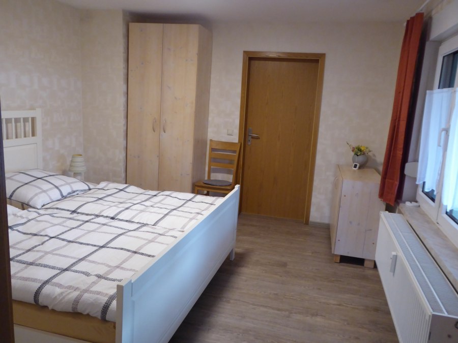 Ferienwohnung Hofblick - Schlafzimmer, © Beate Lindstaedt