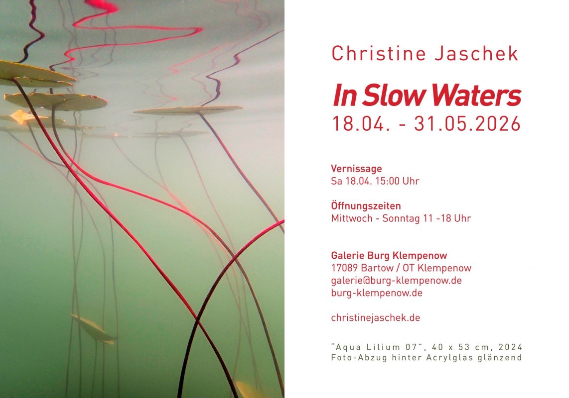 Ausstellung Christine Jaschek "In Slow Waters" // © Christine Jaschek Ausstellung Christine Jaschek "In Slow Waters" // © Christine Jaschek