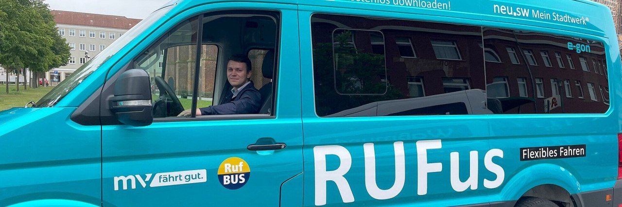 der RUFus der Stadtwerke Neubrandenburg, &copy; Stadtwerke Neubrandenburg