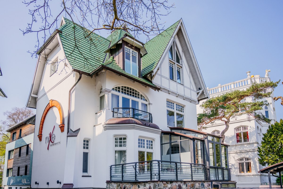 Een juweeltje met uitzicht op zee - het boetiekhotel nixe in een geklasseerde art-nouveauvilla aan de strandboulevard van Binz // &copy; Kurverwaltung Binz/ Christian Thiele