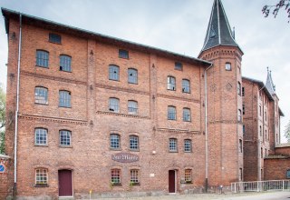 die Wassermühle Bützow von der Straßenseite aus // © Frank Burger die Wassermühle Bützow von der Straßenseite aus // © Frank Burger