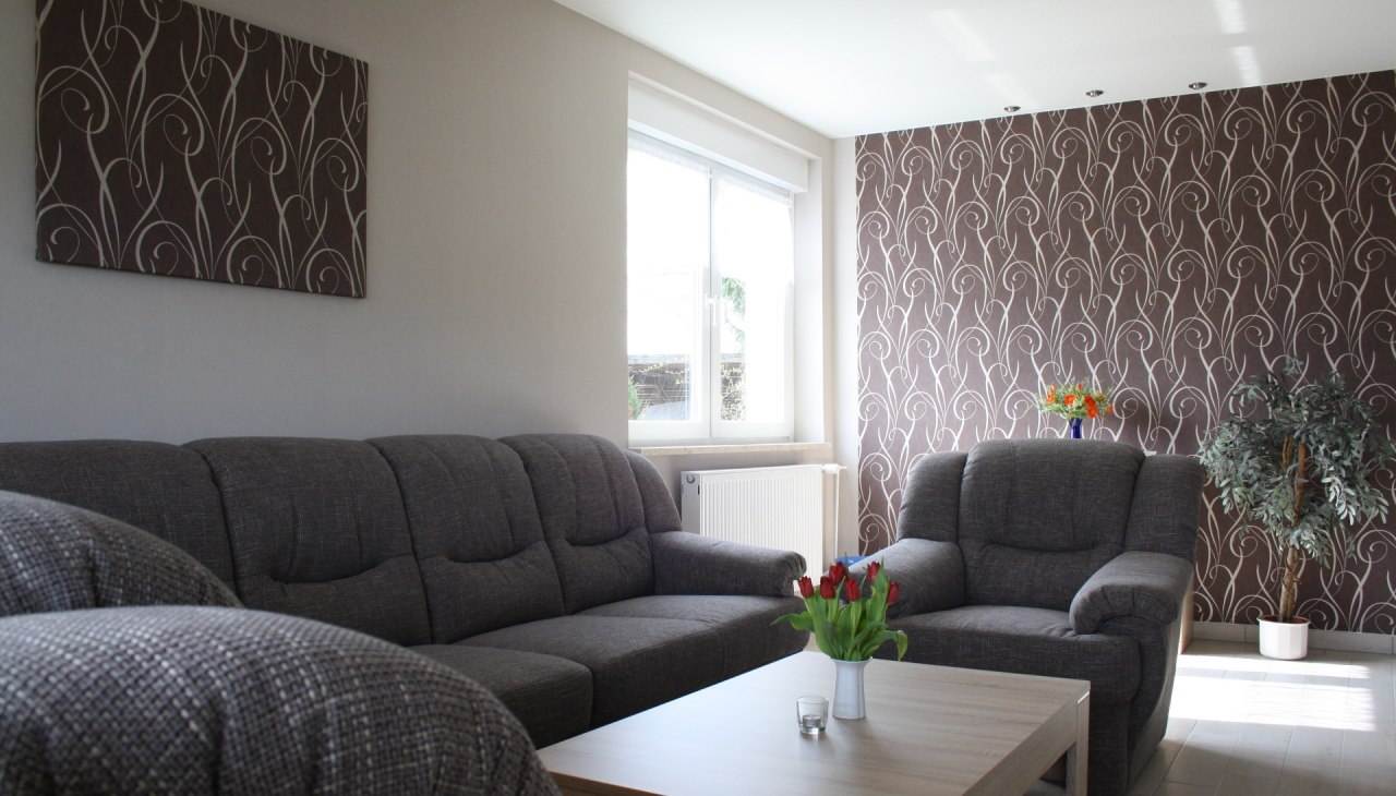 Das Wohnzimmer der Ferienwohnung 1, &copy; Frank Kr&uuml;ger