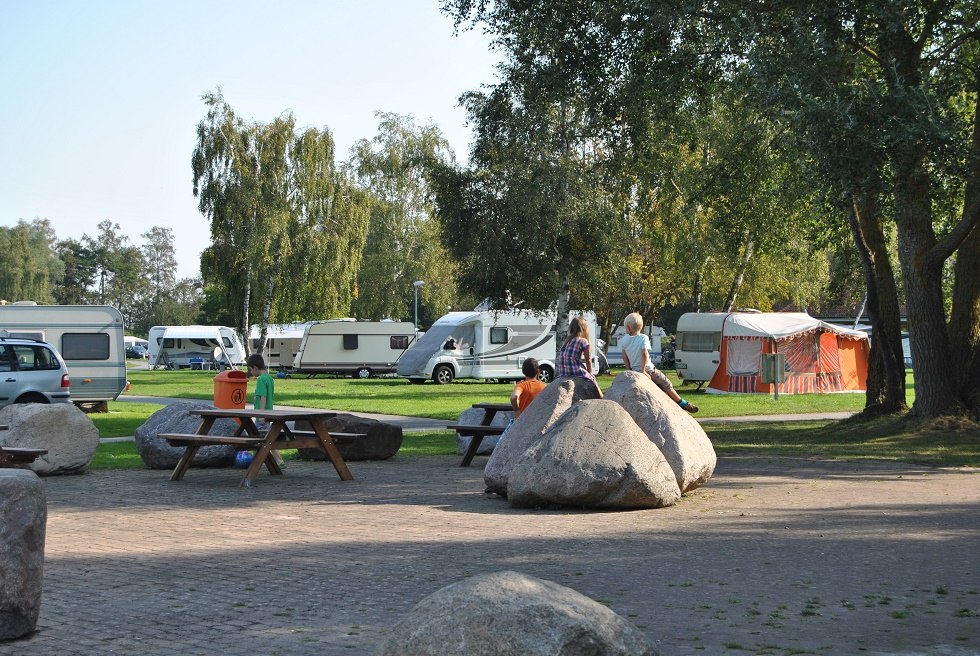 Blick auf den Campingplatz, © OstseeCamp Dierhagen Blick auf den Campingplatz, © OstseeCamp Dierhagen