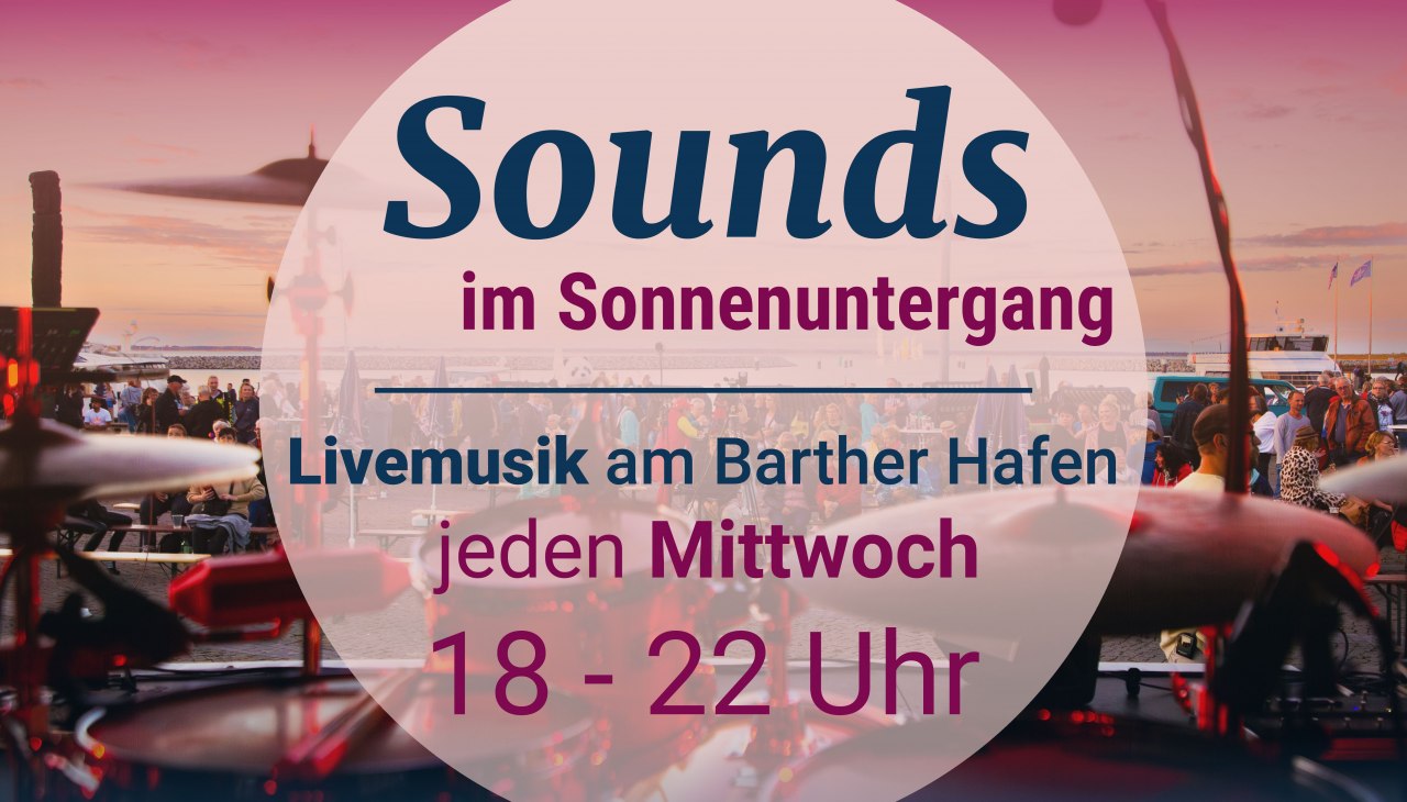 Sounds im Sonnenuntergang, &copy; Stadt Barth