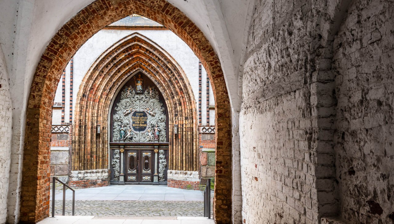 Nikolaikirche Westportal, © TMV/Tiemann Nikolaikirche Westportal, © TMV/Tiemann