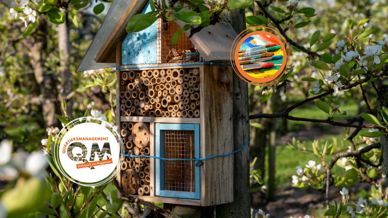 Insektenhotel // &copy; Quartiersmanagement Ploggensee