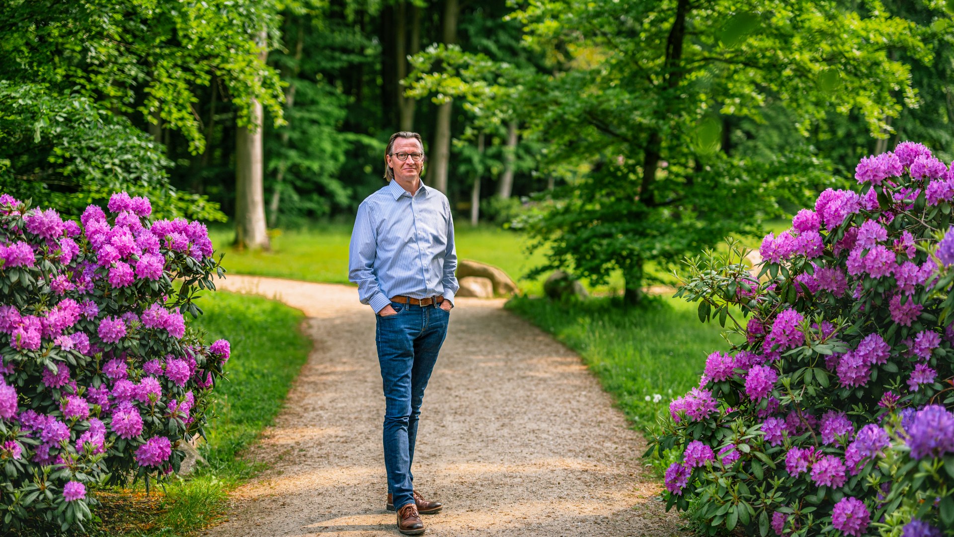 „Wir mussten erstmal forschen: Wie sah der Park früher eigentlich aus“, erzählt Dietmar Braune, Dezernatsleiter Gärten der Staatlichen Schlösser, Gärten und Kunstsammlungen Mecklenburg-Vorpommern. // © MV-T/Tiemann „Wir mussten erstmal forschen: Wie sah der Park früher eigentlich aus“, erzählt Dietmar Braune, Dezernatsleiter Gärten der Staatlichen Schlösser, Gärten und Kunstsammlungen Mecklenburg-Vorpommern. // © MV-T/Tiemann