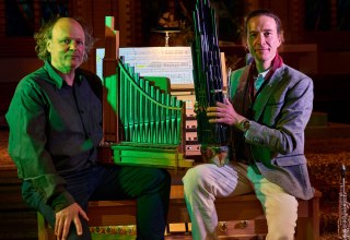 Volker Jaekel (Orgel) und Gert Anklam (Saxophone und Sheng) // &copy; Tivadar Nemesi