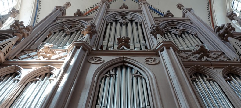 Buchholz-Orgel in St. Nikolai Stralsund // © Kimu Buchholz-Orgel in St. Nikolai Stralsund // © Kimu