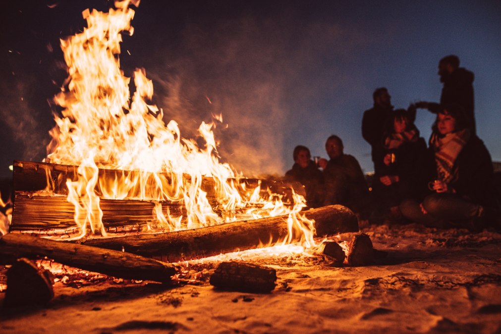 Binzer paasvuur mijl, © Binzer Bucht Tourismus Binzer paasvuur mijl, © Binzer Bucht Tourismus