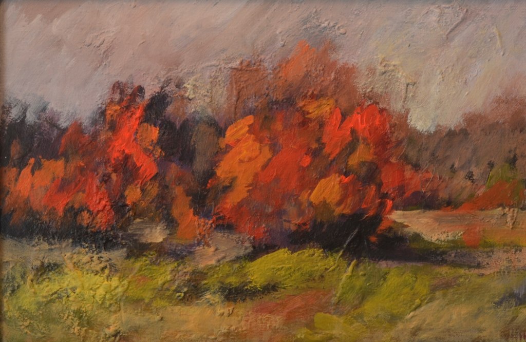 &Ouml;l auf Leinwand, 2018 // &copy; Arnim Martin