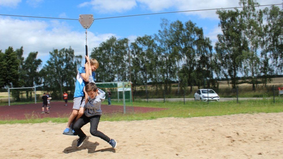 Seilbahn, &copy; Haus Wildtierland