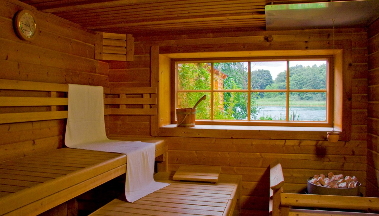 Uitzicht op de sauna, © Altes Zollhaus Uitzicht op de sauna, © Altes Zollhaus