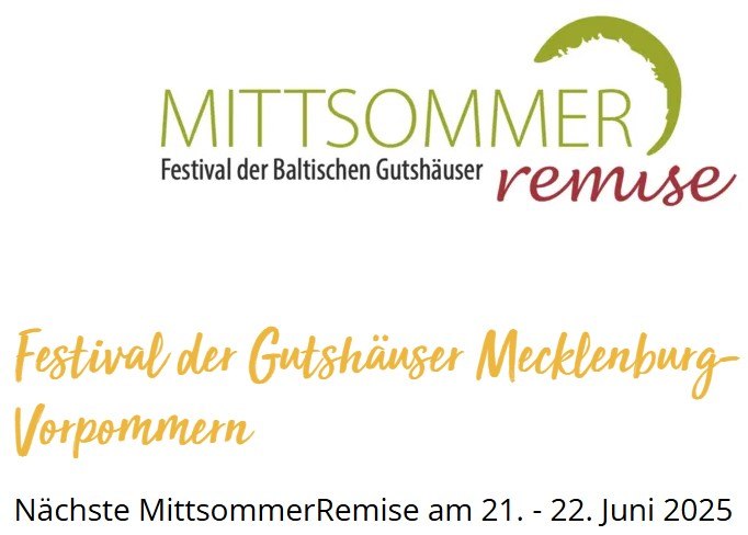 MittsommerResmise 2025 Festival der Gutsh&auml;user // &copy; Schl&ouml;sser, Guts- und Herrenh&auml;user Mecklenburg-Vorpommern e.V.