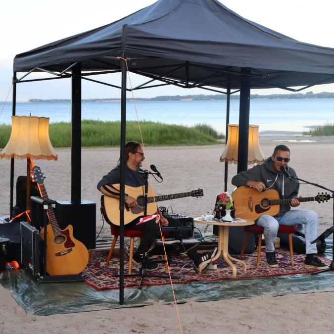 Sconehead live am Strand, &copy; Sabine St&ouml;ckmann