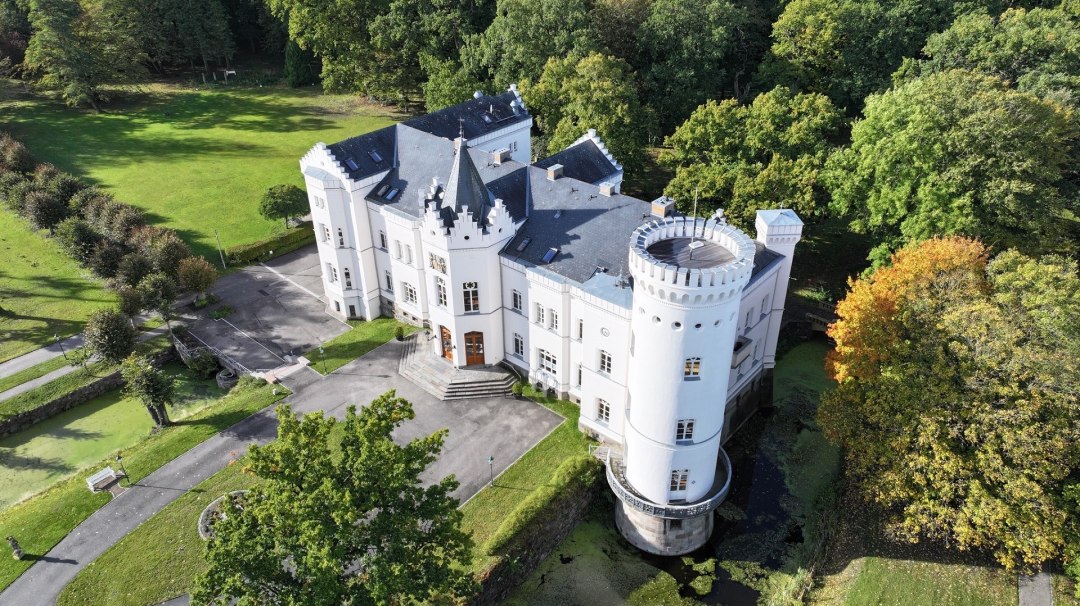 Schloss Schlemmin aus der Luft, © Schloss Schlemmin