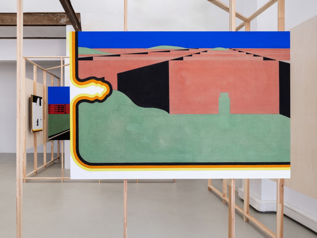 &copy; Paul Goesch & Matthias Noggler, Installation view, Kunstverein f&uuml;r Mecklenburg und Vorpommern in Schwerin, 2026. Courtesy: Matthias Noggler, Galerie Emanuel Layr, Vienna, Drei, Cologne & Akademie der K&uuml;nste, Berlin, Paul-Goesch-Archiv, Berlinische Galer