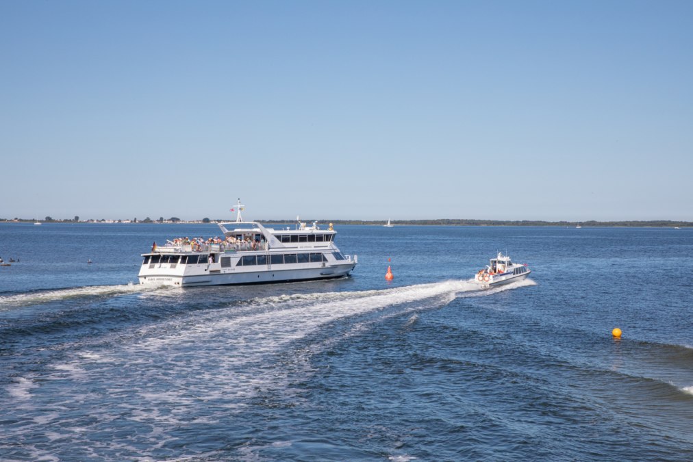 Fähre nach Hiddensee, © Weiße Flotte Fähre nach Hiddensee, © Weiße Flotte