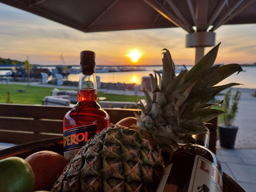 Au&szlig;enterrasse // &copy; Marem&uuml;ritz Yachthafen Resort