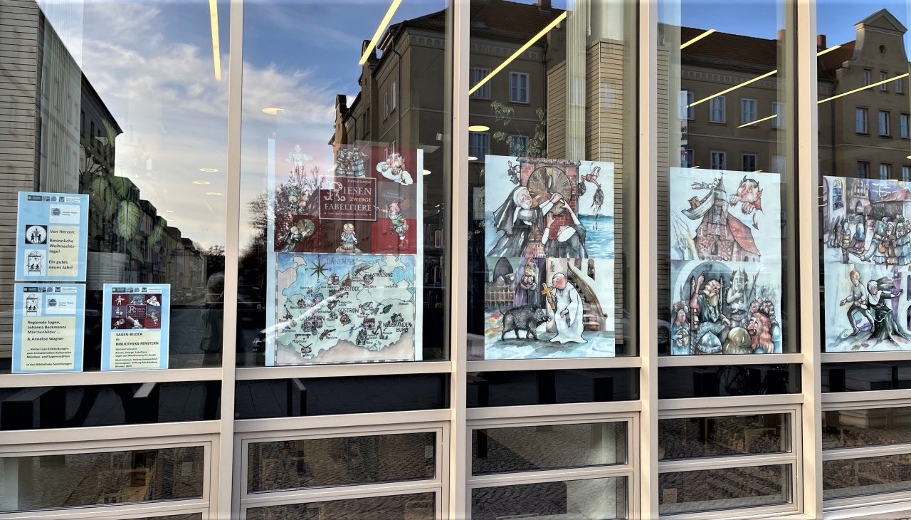 x 2025 12 tentoonstelling legendes sprookjes 6, &copy; Regionalbibliothek Neubrandenburg