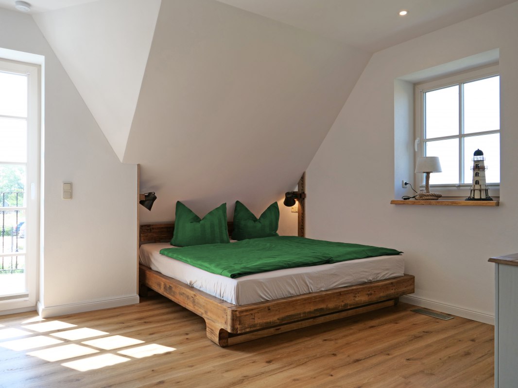 Eins von vier Schlafzimmern // © P. Dombrowski Eins von vier Schlafzimmern // © P. Dombrowski