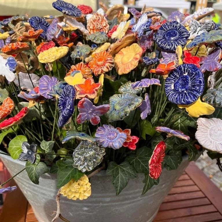 Keramikblumen, &copy; Waren (M&uuml;ritz)-Information