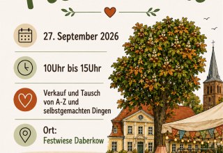 Flyer für den anstehenden Flohmarkt // © designed by chatgpt Flyer für den anstehenden Flohmarkt // © designed by chatgpt