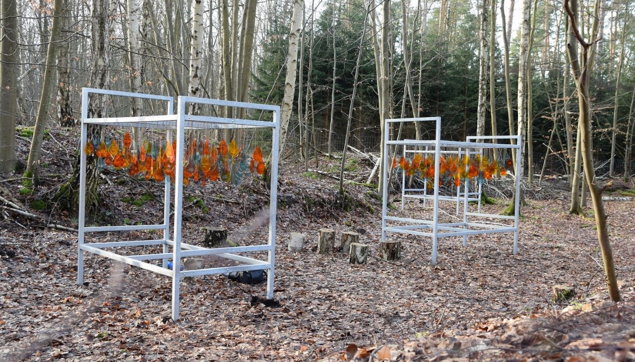 Gedenkinstallation "Namens-Tropfen", © Bianka Bülow Gedenkinstallation "Namens-Tropfen", © Bianka Bülow