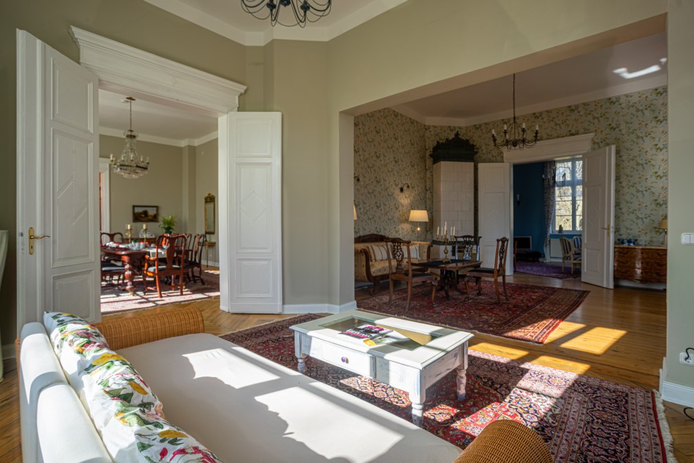 Gesellschaftsräume im Schloss Daschow, © André Hamann Gesellschaftsräume im Schloss Daschow, © André Hamann