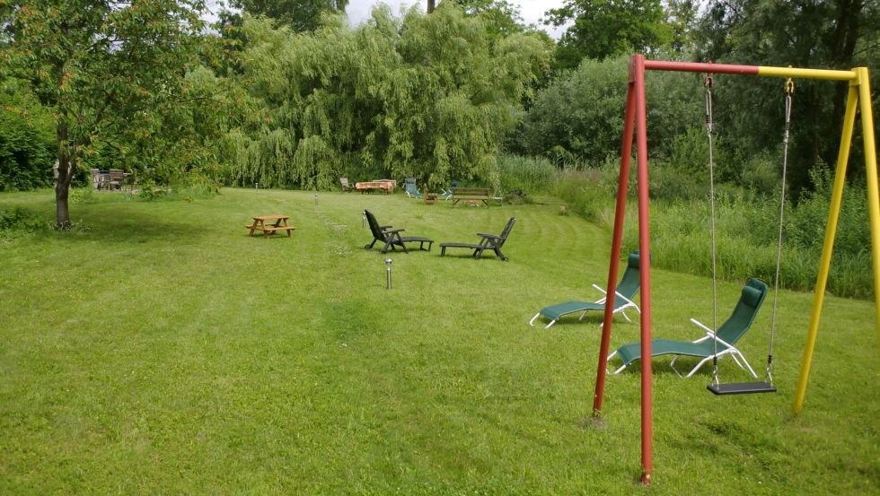 Hof und Garten des Alten Amtsverwalterhauses laden zum Verweilen und Entspannen ein, &copy; Altes Amtsverwalterhaus