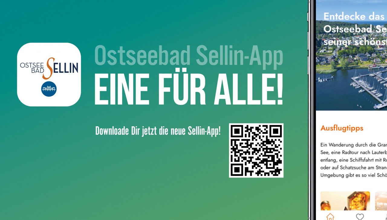 App des Ostseebades Sellin, © Kurverwaltung Ostseebad Sellin App des Ostseebades Sellin, © Kurverwaltung Ostseebad Sellin