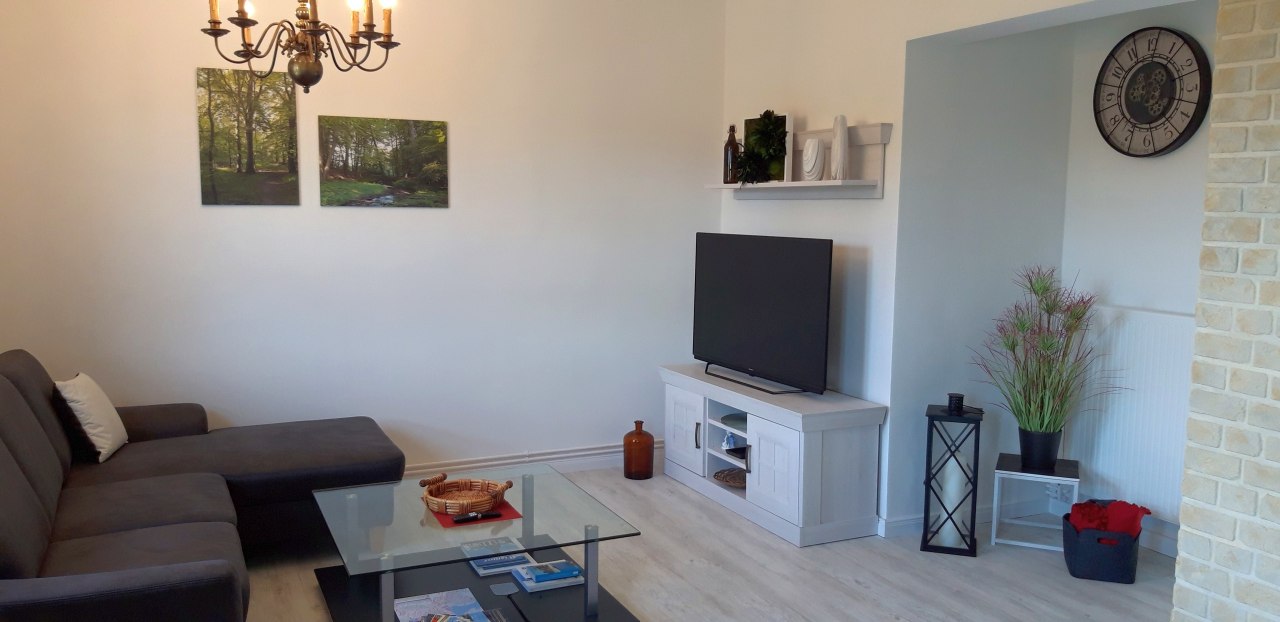 Wohnbereich Ferienwohnung Bolikenberg im Herrenhaus Levetzow // &copy; Herrenhaus Levetzow / Bernd L&uuml;skow