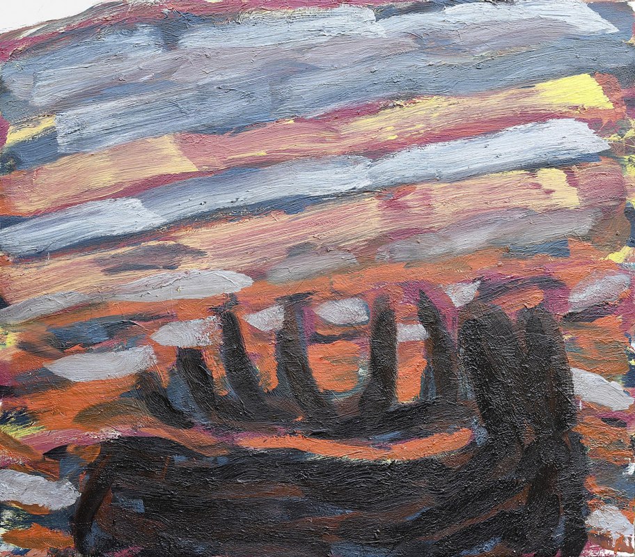 z.t. 2026 Olieverf op katoen 220 x 250 cm // &copy; Ingmar Bruhn