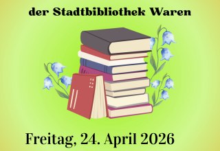 Gro&szlig;er Fr&uuml;hlingsb&uuml;cherflohmarkt // &copy; Stadtbibliothek Waren (M&uuml;ritz)