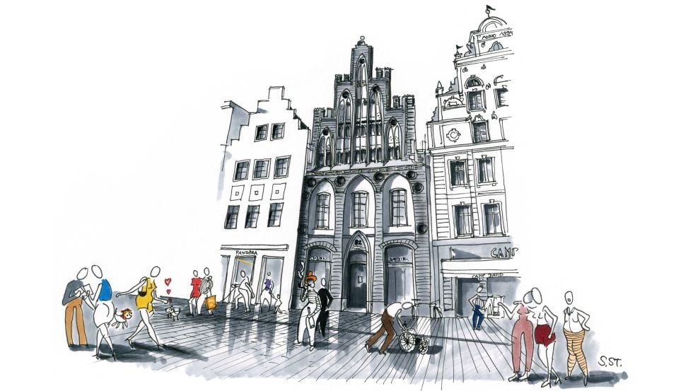 Stadtbibliothek Rostock, &copy; Sebastian Stave