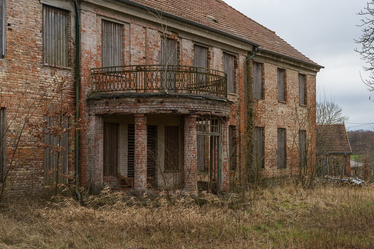 Langsam wird das Gutshaus saniert // &copy; Anja Kannenberg