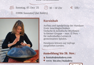 Workshop Flyer, © Deva Parkin