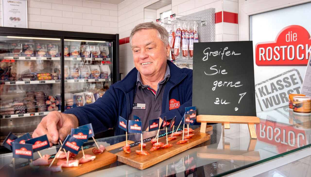 Greifen Sie gerne zu, &copy; die ROSTOCKER Wurst- und Schinkenspezialit&auml;ten GmbH