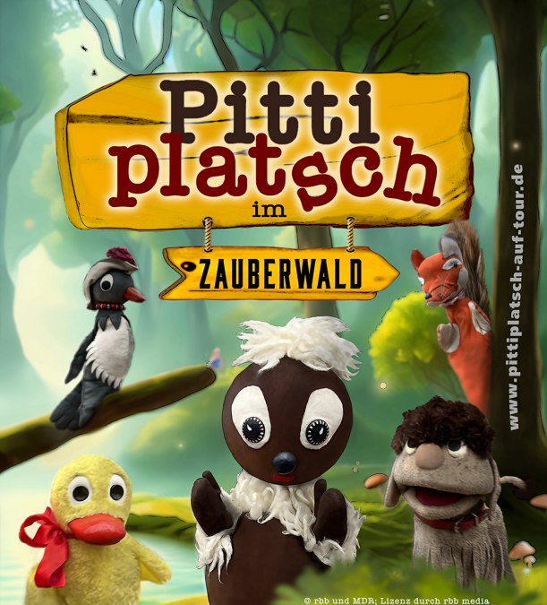 Pittiplatsch im Zauberwald Quadrat klein, © rbb Media Pittiplatsch im Zauberwald Quadrat klein, © rbb Media