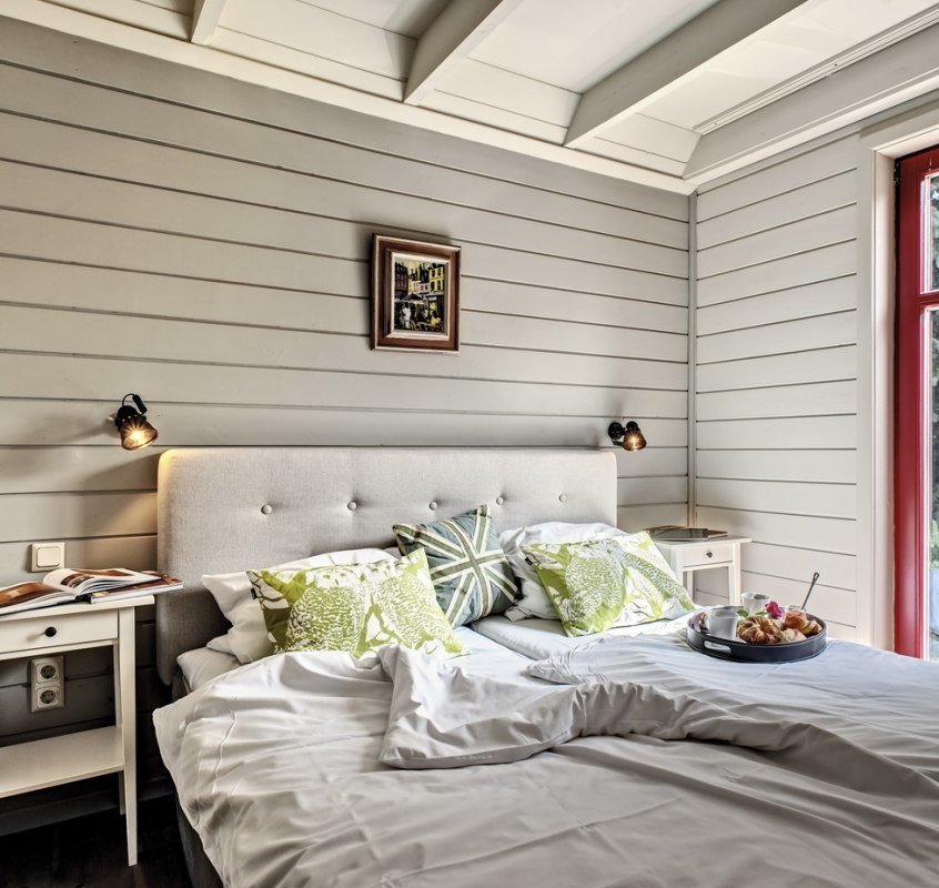 Slaapkamer in het stuurhuis // © traumhaff Ferienhäuser Slaapkamer in het stuurhuis // © traumhaff Ferienhäuser