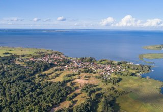 Altwarp von oben // © Resort Stettiner Haff Altwarp von oben // © Resort Stettiner Haff