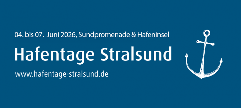 Banner Hafentage 2026 // &copy; Hansestadt Stralsund