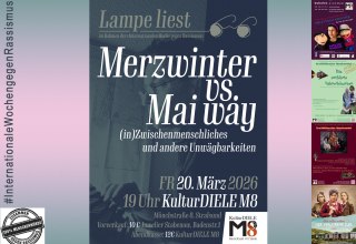 #Rassismuswoche2026-Merzwinter vs. Mai way, &copy; Gunter Lampe / KULTURSamkeit Stralsund e.V.
