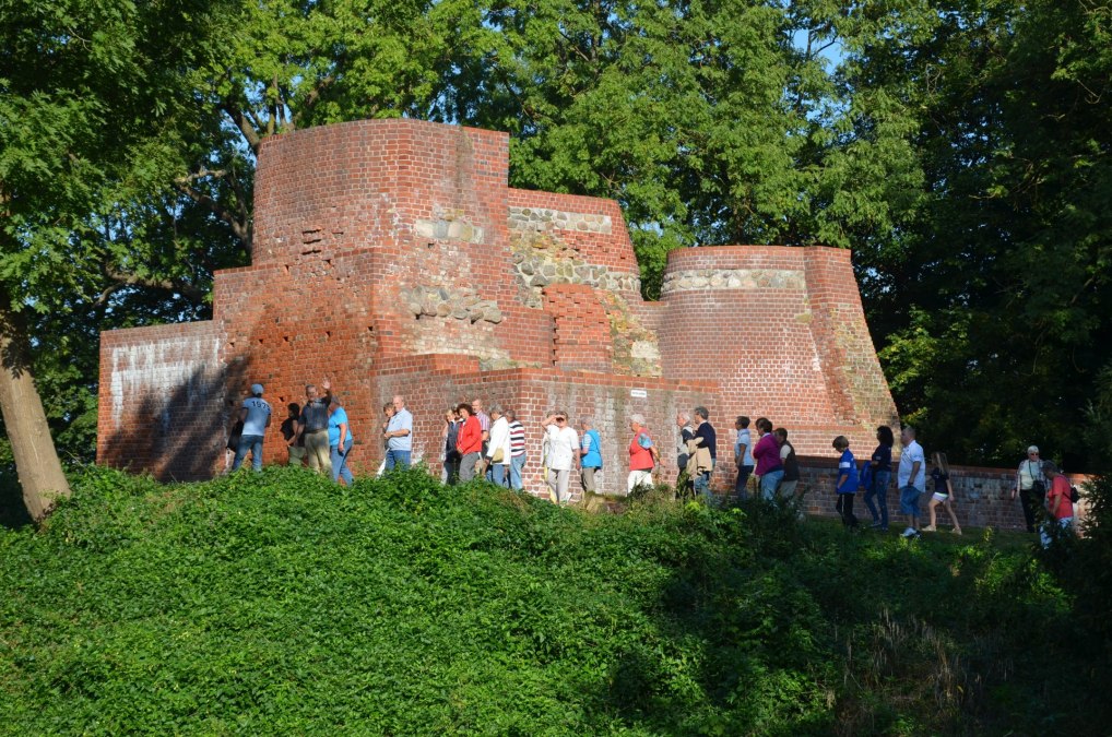 Gesicherte Burgruine "Haus Demmin", &copy; Hansestadt Demmin