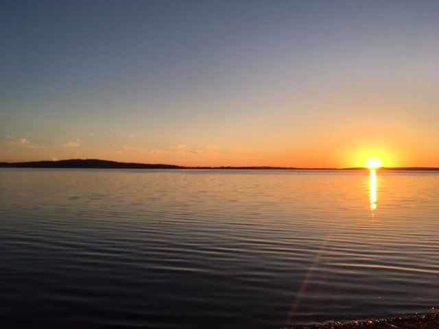Sonnenuntergang am Strand, © Groh