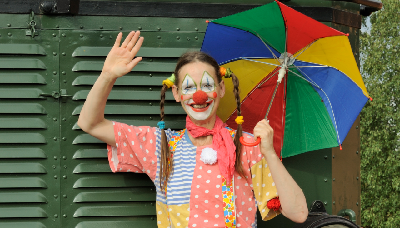 Clown Conny und die Flaschenpost - Kindermitspielst&uuml;ck, &copy; KIECK-Theater Weimar, Thomas Kieck
