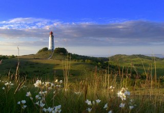 Das Wahrzeichen der Insel - Leuchtturm Dornbusch // © Robert Ott Das Wahrzeichen der Insel - Leuchtturm Dornbusch // © Robert Ott