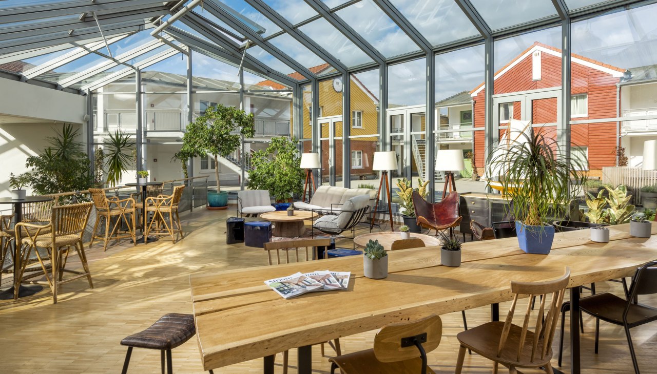 Lobby im Precise Resort Marina Wolfsbruch, © Precise Resort Marina Wolfsbruch Lobby im Precise Resort Marina Wolfsbruch, © Precise Resort Marina Wolfsbruch