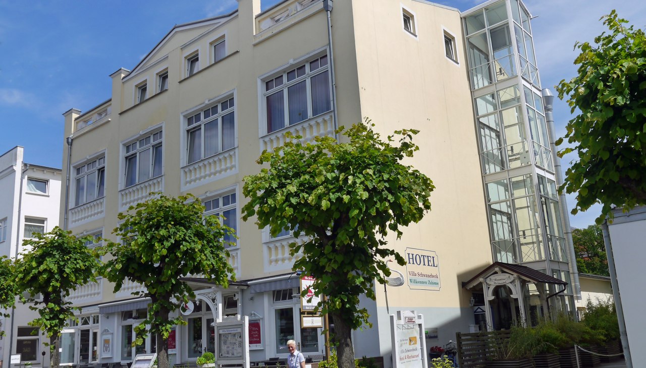 Außenansicht Hotel Villa Schwanebeck, © Franke Außenansicht Hotel Villa Schwanebeck, © Franke
