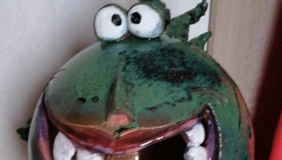 Gartenkeramik, Fisch, &copy; Keramik am Wald